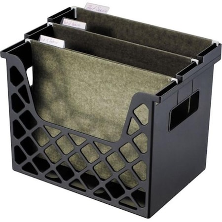 Oic 26162 Recycled Desktop File Organizer, Black OIC26162